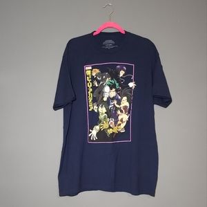 My Hero Academia Navy Blue T-shirt Size XL